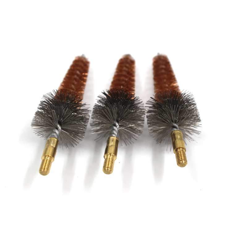 Taper shape coiling circular wire brush 